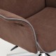 Кресло руководителя TetChair CHARM ткань флок коричневый