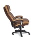 Кресло руководителя TetChair DUKE ткань коричневый/бронза