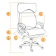 Кресло руководителя TetChair DUKE тип 2 ткань серый