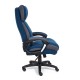 Кресло руководителя TetChair DUKE ткань синий/серый