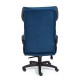 Кресло руководителя TetChair DUKE ткань синий/серый