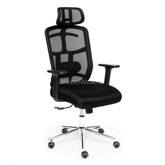 Кресло руководителя TetChair MESH-6 ткань/сетка черный