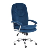 Кресло руководителя TetChair SOFTY LUX ткань синий