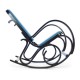 Кресло-качалка TetChair mod. AX3002-2 венге/голубой