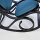 Кресло-качалка TetChair mod. AX3002-2 венге/голубой