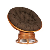 Кресло-качалка TetChair PAPASAN w 23/01 B коньяк/коричневый