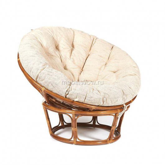 Кресло-качалка TetChair PAPASAN w 23/01 B орех/бежевый