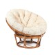 Кресло-качалка TetChair PAPASAN w 23/01 B орех/бежевый