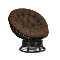 Кресло-качалка TetChair PAPASAN w 23/01 B темно-коричневый/коричневый