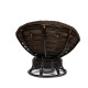 Кресло-качалка TetChair PAPASAN w 23/01 B темно-коричневый/коричневый