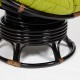 Кресло-качалка TetChair PAPASAN w 23/01 B темно-коричневый/олива