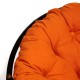 Кресло-качалка TetChair PAPASAN w 23/01 B темно-коричневый/оранжевый