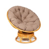 Кресло-качалка TetChair PAPASAN w 23/01 B экошерсть мед/коричневый