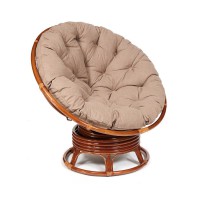 Кресло-качалка TetChair PAPASAN w 23/01 B экошерсть орех/коричневый