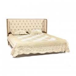 Кровать двуспальная Secret De Maison CASTRO mod. BED 19-01 K натуральный минди/бежевый