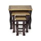 Набор 3-х столиков Secret De Maison BRAHMA mod. ND-009 темно-коричневый/золотистый