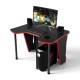 Стол компьютерный TetChair Strike-2 черный/красный