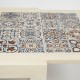 Стол обеденный TetChair CT 3030 Kasablanca античный белый/рисунок