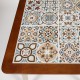 Стол обеденный TetChair CT3030 Marrakesh античный белый/рисунок
