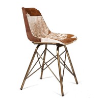 Стул Secret De Maison EAMES RODEO mod. M-13098 античная медь/коричневый/белый