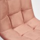 Стул TetChair CHILLY mod. 7095 черный/коралловый