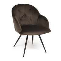 Стул TetChair LIVORNO mod.1602 черный/серый