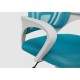 Кресло компьютерное Woodville Ergoplus сетка/ткань голубой