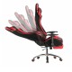 Кресло компьютерное Woodville Kano 1 ткань/экокожа красный/черный