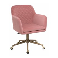 Кресло компьютерное Woodville Molly ткань розовый