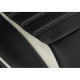 Кресло компьютерное Woodville Monza 1 экокожа черный/кремовый