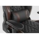 Кресло компьютерное Woodville Sprint экокожа коричневый/черный