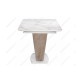 Стол обеденный Woodville Петир белая шагрень/дуб с пилением