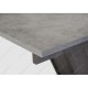 Стол обеденный Woodville Тирион бетон чикаго серый/дуб гладстоун табак