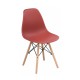 Стул Woodville Eames PC-015 натуральный/бордовый