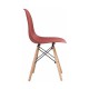 Стул Woodville Eames PC-015 натуральный/бордовый