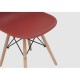 Стул Woodville Eames PC-015 натуральный/бордовый