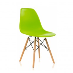 Стул Woodville Eames PC-015 натуральный/зеленый