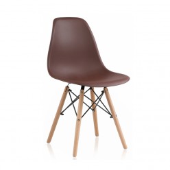 Стул Woodville Eames PC-015 натуральный/коричневый