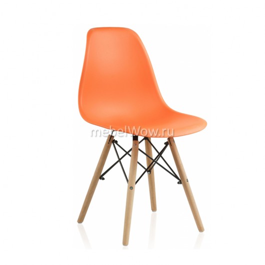 Стул Woodville Eames PC-015 натуральный/оранжевый