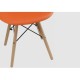 Стул Woodville Eames PC-015 натуральный/оранжевый