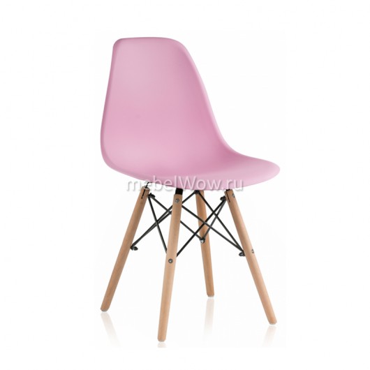 Стул Woodville Eames PC-015 натуральный/розовый