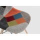 Стул Woodville Multicolor без подлокотников бежевый/разноцветный