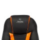 Кресло игровое Бюрократ Zombie 8 экокожа черный/оранжевый