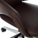 Кресло руководителя Бюрократ _DAO-2 кожа коричневый