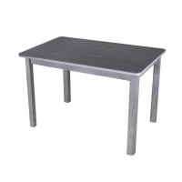 Стол обеденный Домотека Диско ПР КРМ 84 СБ 02 серый бетон/серый керамогранит