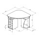 Стол компьютерный угловой Ная КС-2 Сокол белый