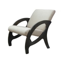 Кресло Мебелик Альма крем/венге