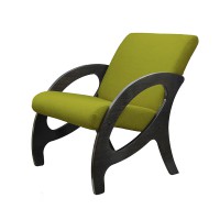Кресло Мебелик Альма лайм/венге