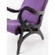 Кресло Мебелик Венеция фиолетовый/венге
