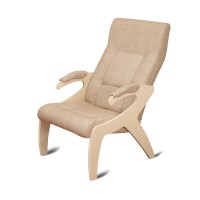 Кресло Мебелик Монти ткань крем/дуб шампань